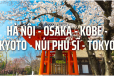 OSAKA - KOBE - KYOTO - NÚI PHÚ SĨ - TOKYO - 6N5Đ