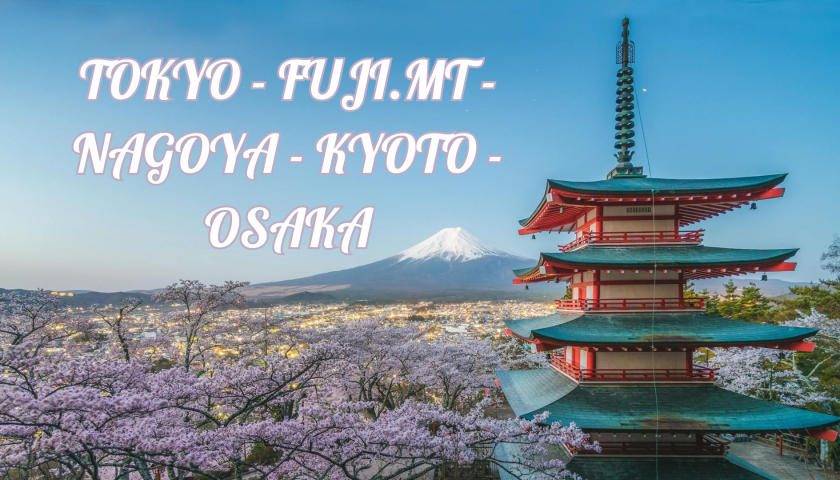 TOKYO - FUJI.MT - NAGOYA - KYOTO - OSAKA - HÀ NỘI 6N5Đ